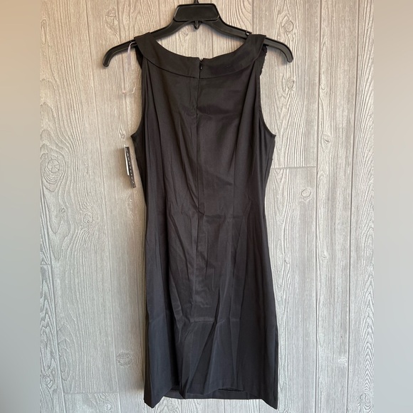 NWT Connected Little Black Dress Bejeweled Collar Size 12 - Picture 2 of 8